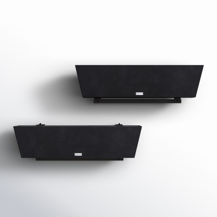 Black 36" Recycled Plastic Railing Planter Set of 2