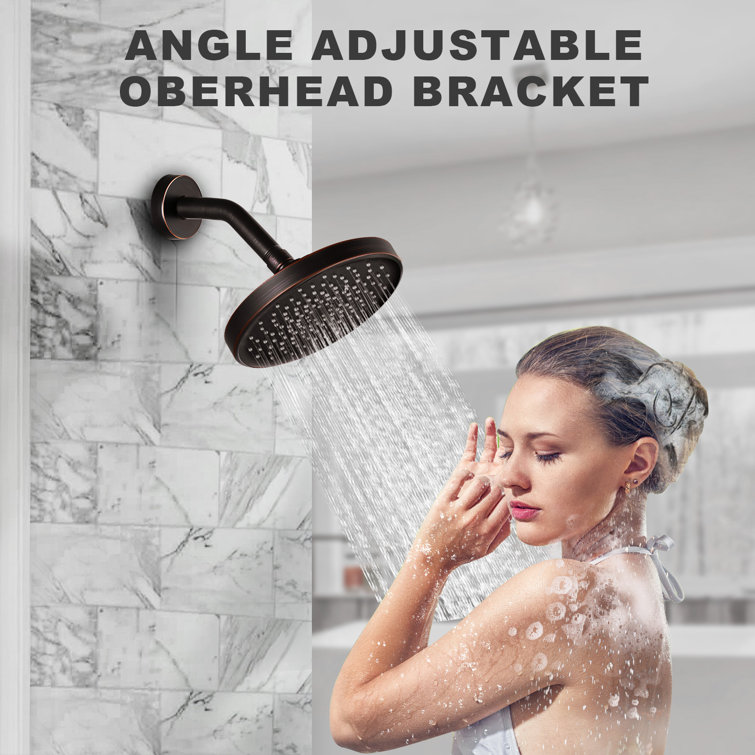 Large Oil Rubbed Bronze Rain Shower Head