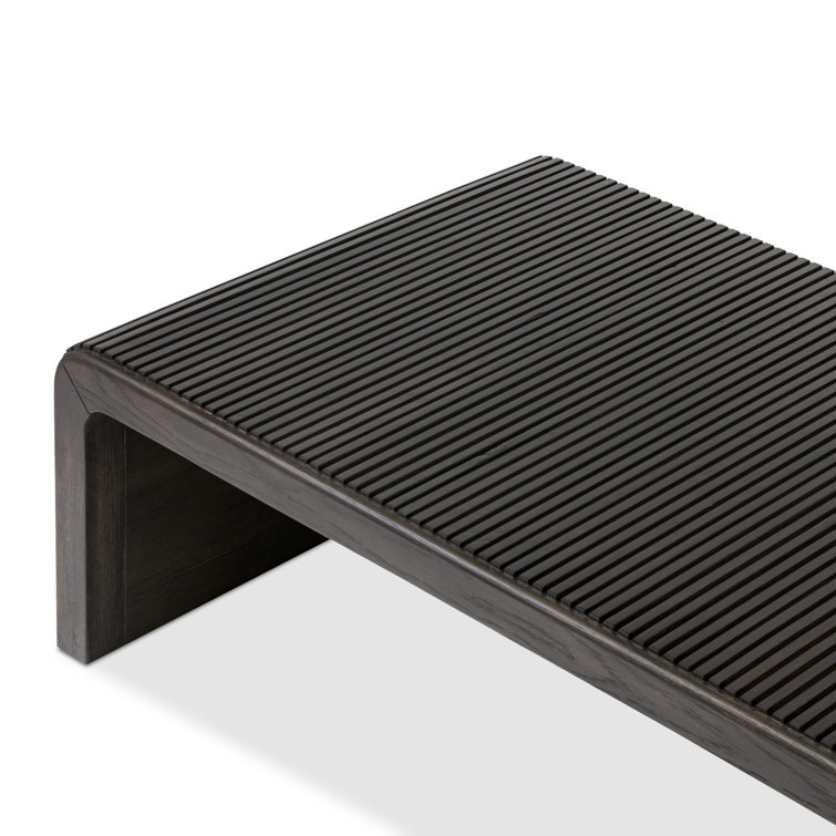 Soren 65" Gray Oak Rectangular Coffee Table with Storage