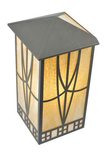 Scottsdale Ambient Steel Sconce with Colorful Glass Shade