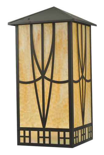 Scottsdale Ambient Steel Sconce with Colorful Glass Shade