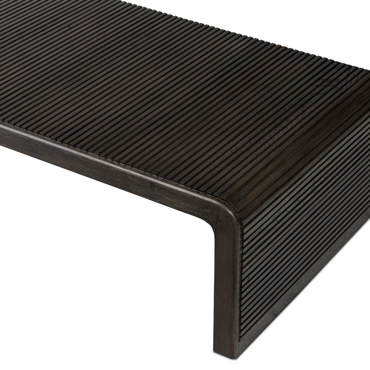 Soren 65" Gray Oak Rectangular Coffee Table with Storage