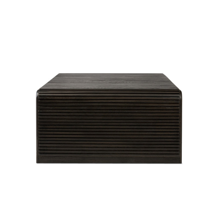 Soren 65" Gray Oak Rectangular Coffee Table with Storage