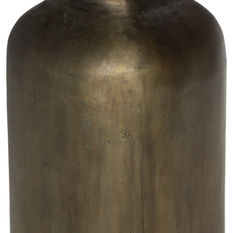 Odessa Distressed Bronze Cast Iron End Table