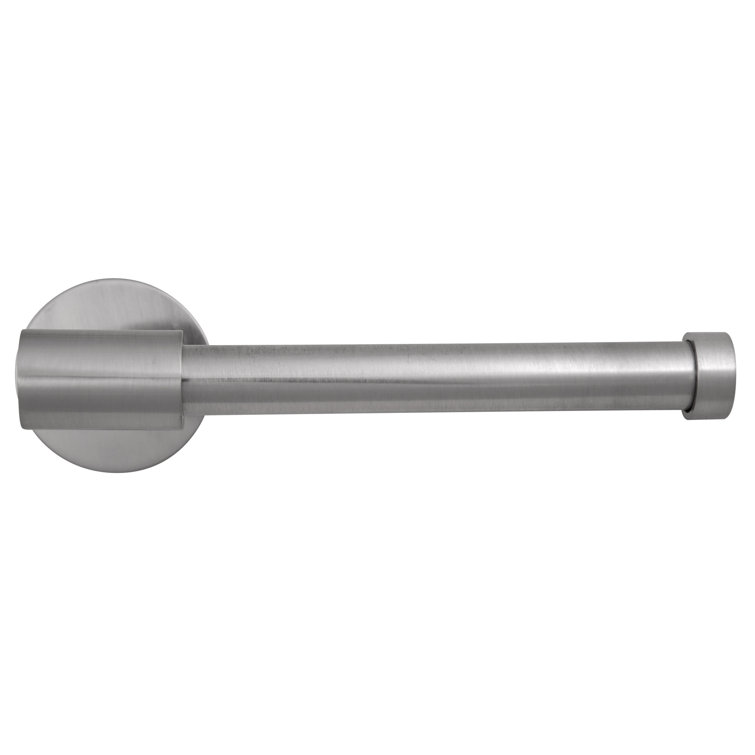 Satin Nickel Modern Single Post Toilet Paper Holder
