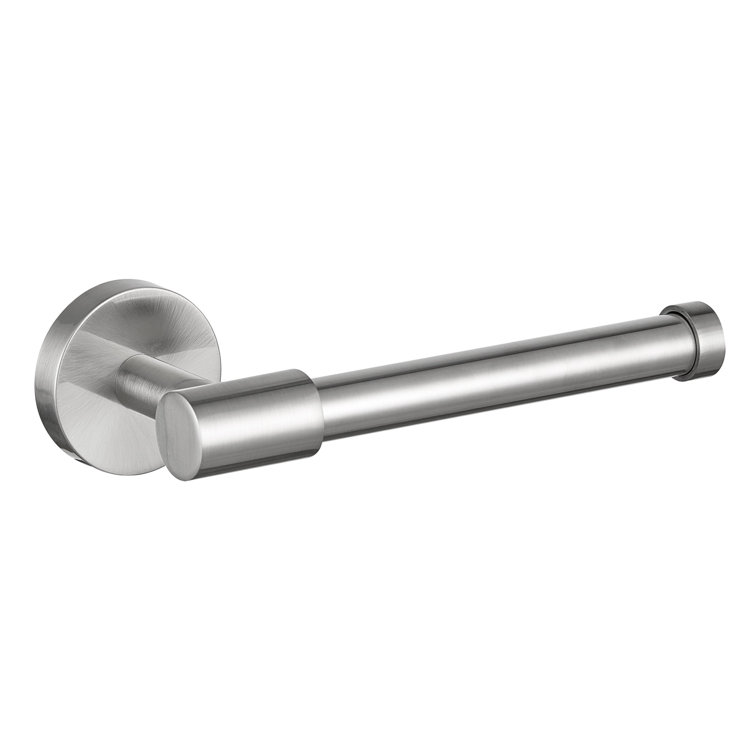 Satin Nickel Modern Single Post Toilet Paper Holder