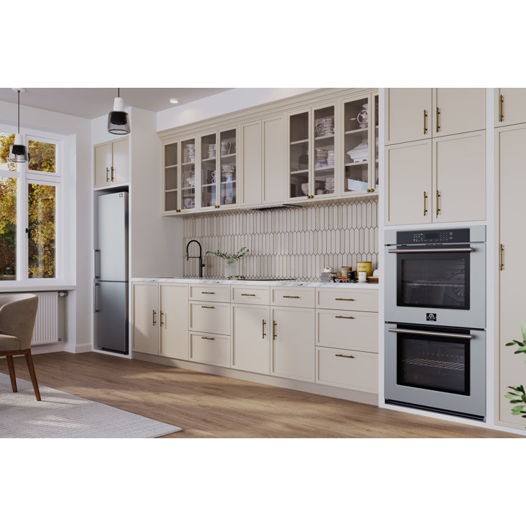 Compact Stainless Steel Bottom Freezer Refrigerator with Smart Features
