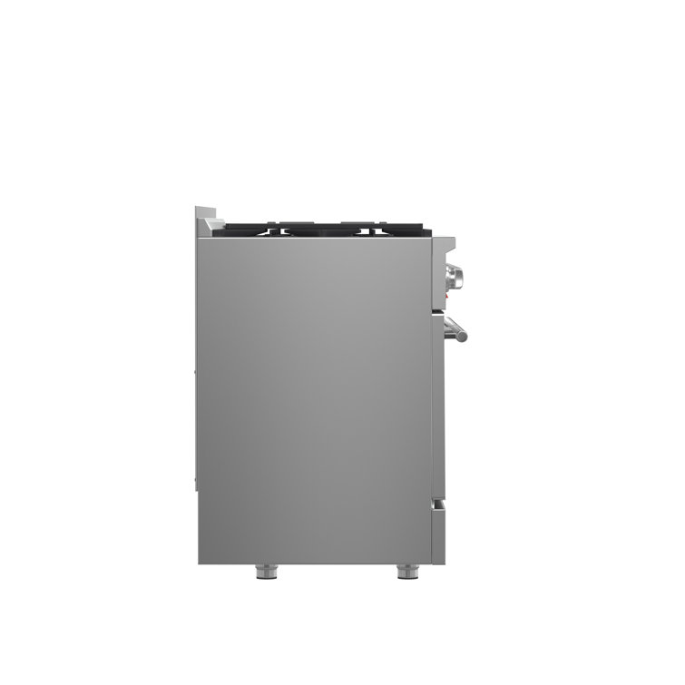 Galiano 48-inch Stainless Steel Dual-Fuel Range with Griddle