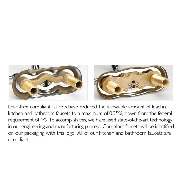 Eden 8" Oil Rubbed Bronze Widespread Bathroom Faucet