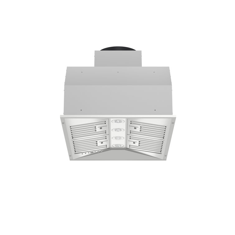 Altilia 36-Inch Stainless Steel Insert Range Hood with Halogen Lights
