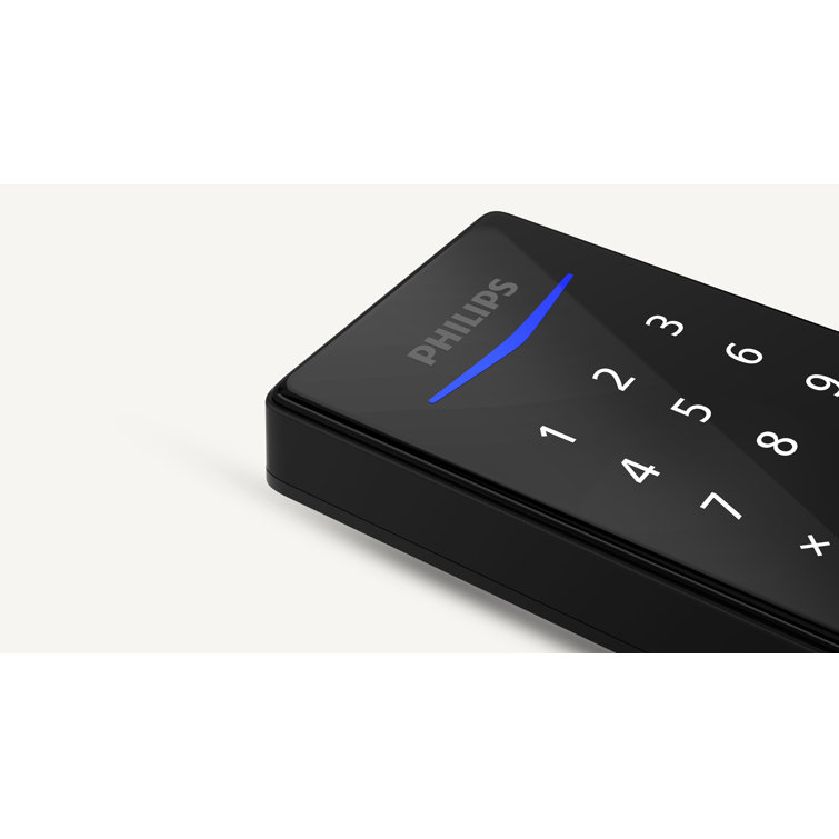 Matte Black Bluetooth Touchscreen Smart Deadbolt