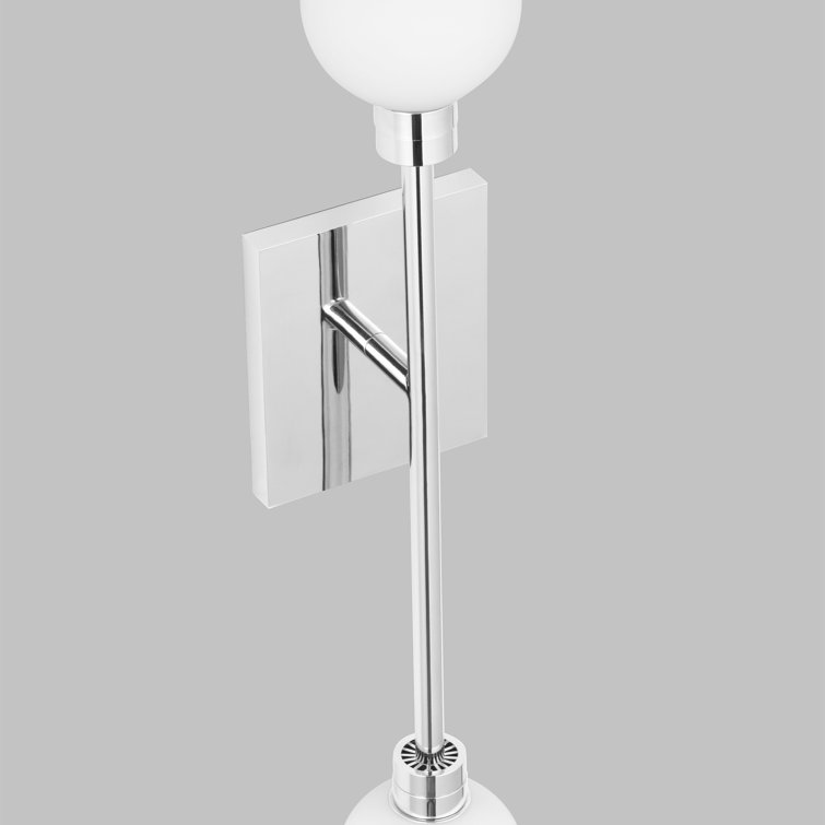 Polished Nickel Dual Globe LED Wall Sconce