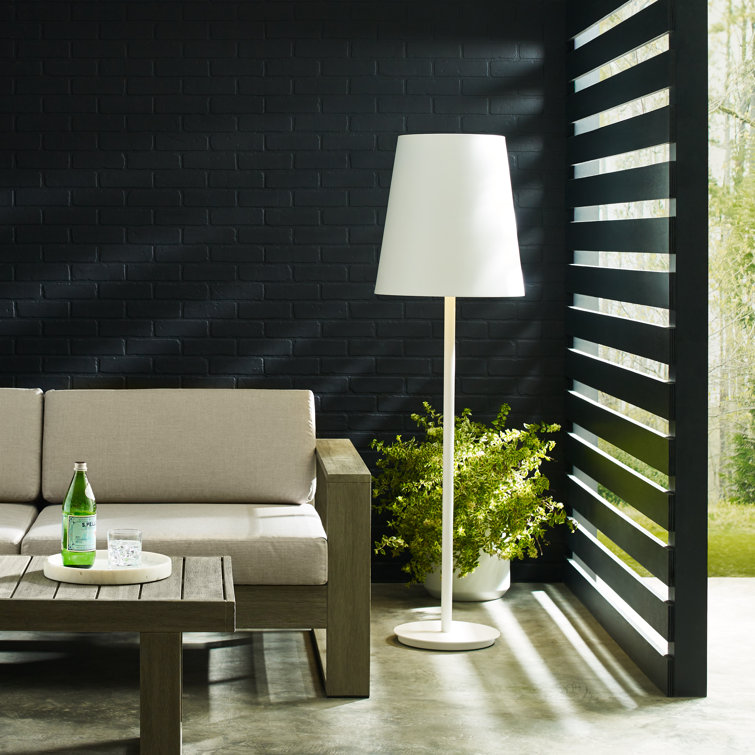 Nevis Black Outdoor Large Floor Lamp