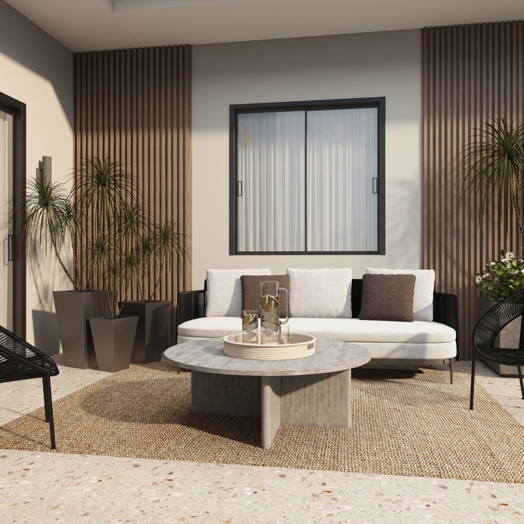Gray Tall Modern Indoor/Outdoor Planter Set of 3