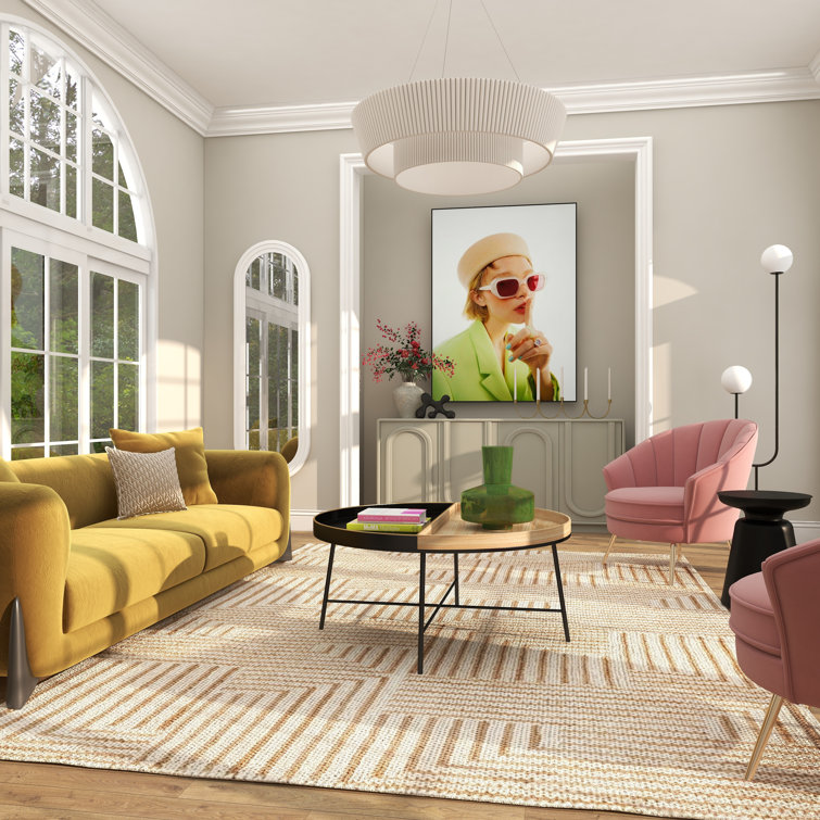 White Oval Full Length Wood Wall Mirror
