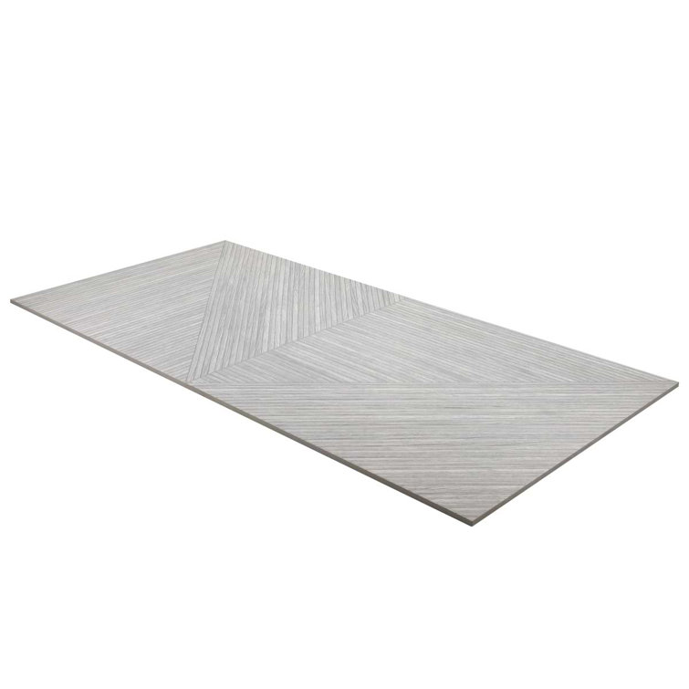 Large Matte Oak Porcelain Wood Look Wall Tile