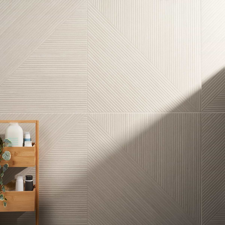 Ash 24x48 Matte Porcelain Fluted Wall Tile