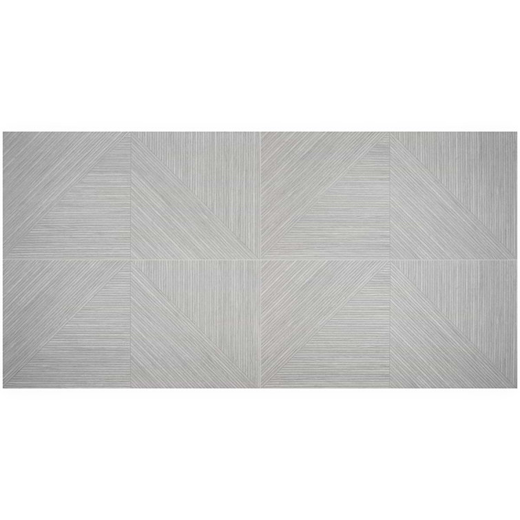 Large Matte Oak Porcelain Wood Look Wall Tile