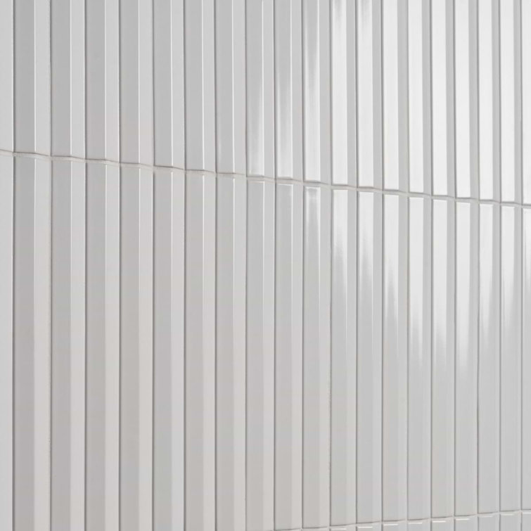 Apex 5" x 16" Ivory Polished Porcelain Wall Tile