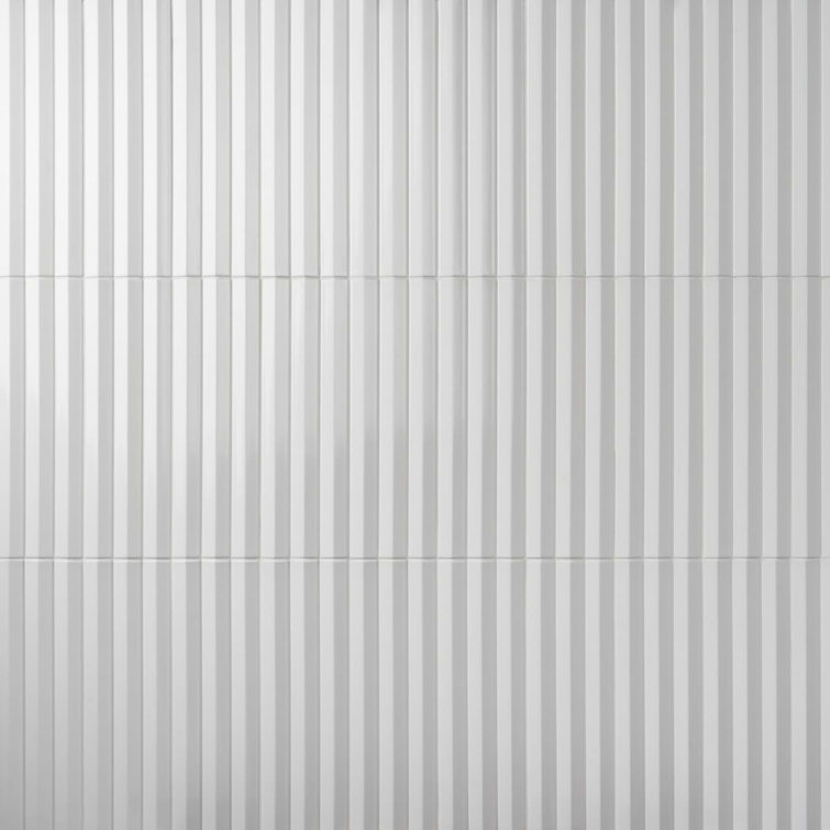 Apex 5" x 16" Ivory Polished Porcelain Wall Tile