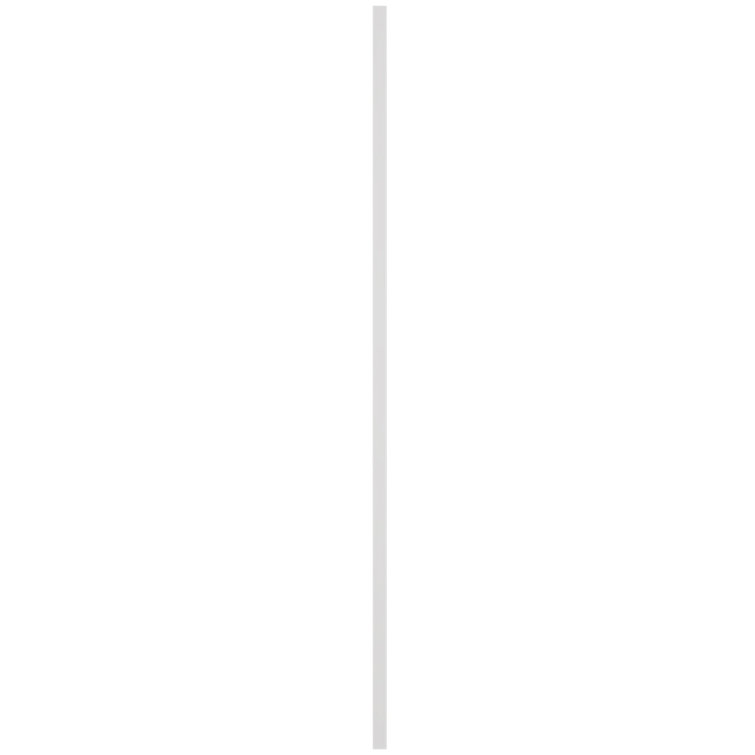White Vinyl Raised Panel Shutters Pair, 12" x 66"