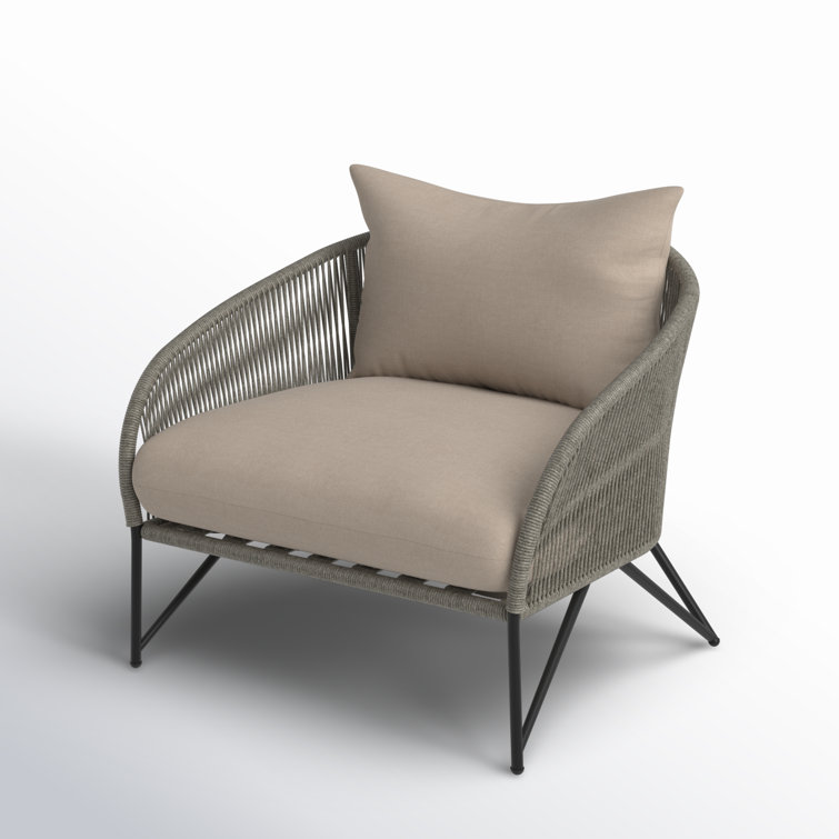 Deena Outdoor Lounge Chair with Cushion