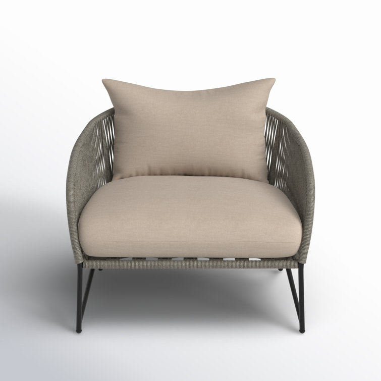 Deena Outdoor Lounge Chair with Cushion