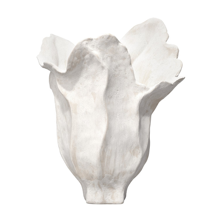 White Porcelain Lily Bouquet Decorative Vase