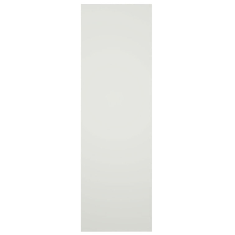 Unfinished White PVC Louvered Shutters, 12"W x 63"H