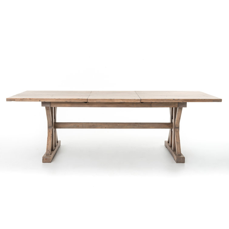 Tuscan Farmhouse Extendable Reclaimed Wood Dining Table