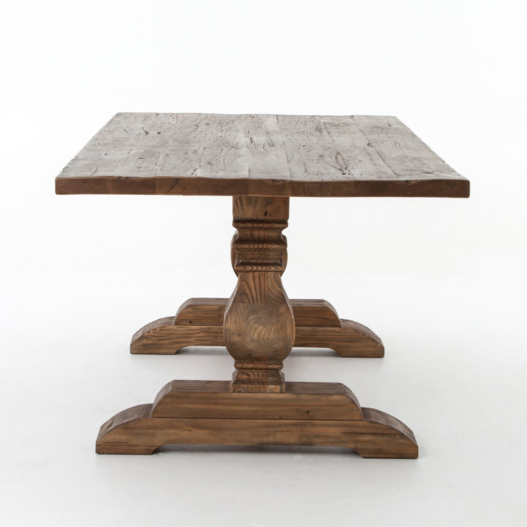 Durham Reclaimed Oak and Fir Rectangular Dining Table