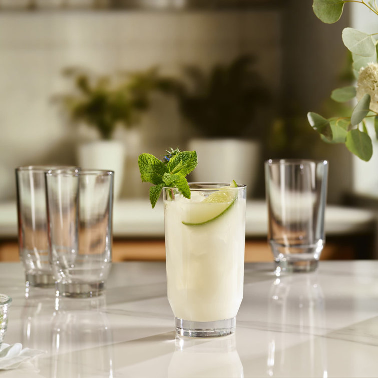 Merida Clear Glass Tumbler and Rocks Set, 8-Piece