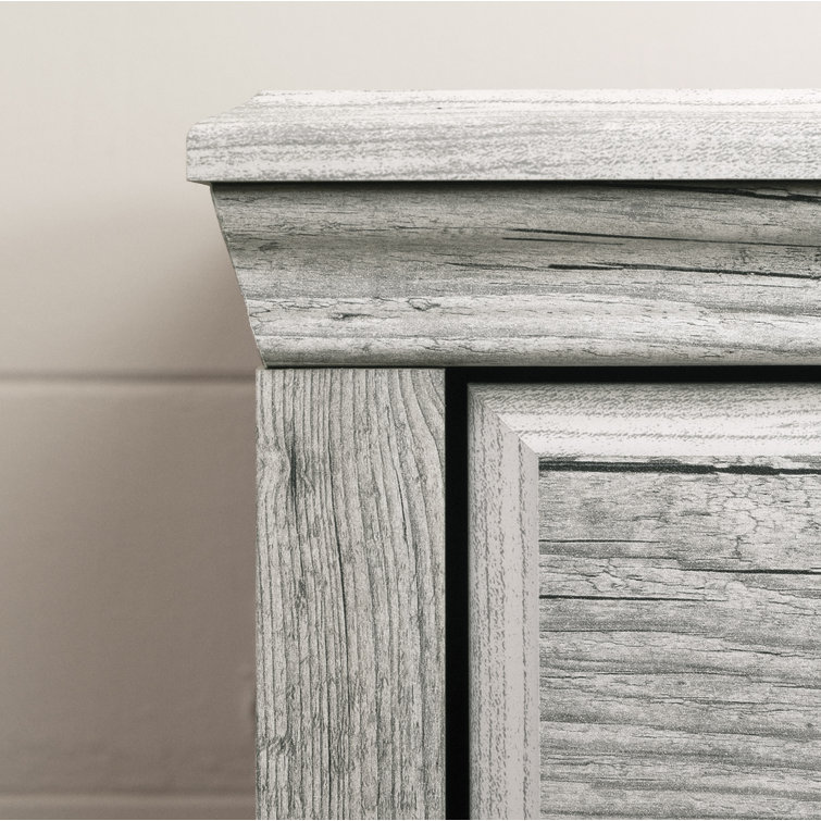 Seaside Pine Cottage-Style 3-Drawer Dresser with Baskets