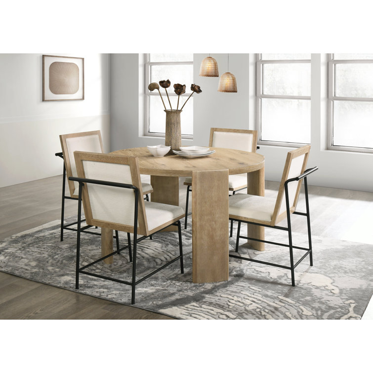 Sloane 47" Natural Driftwood Round Wood Dining Table