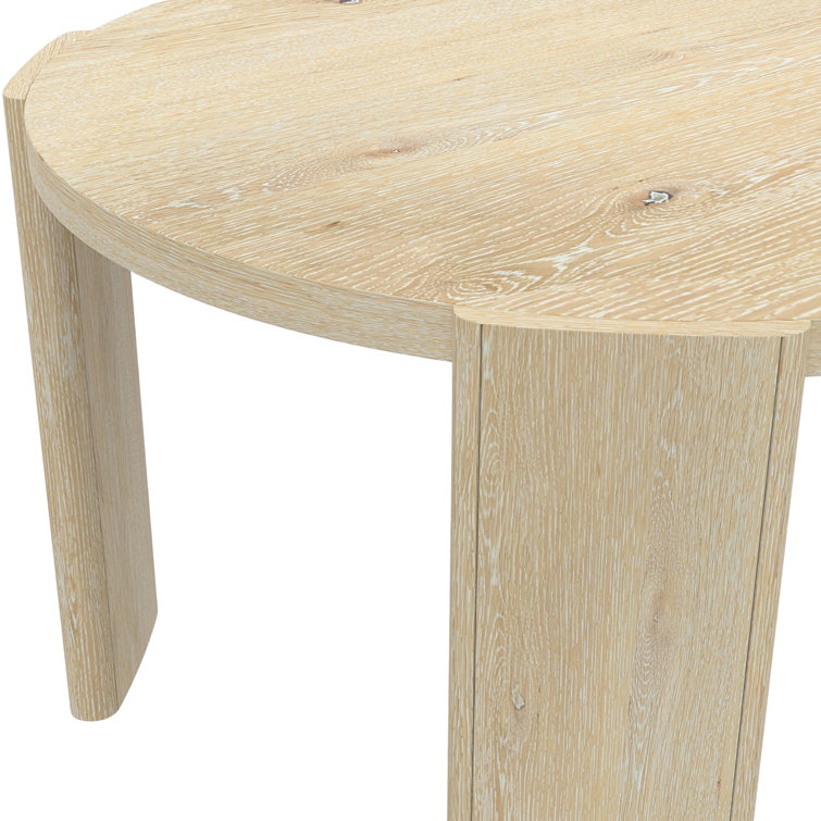 Sloane 47" Natural Driftwood Round Wood Dining Table