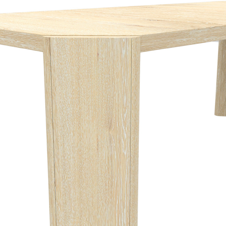 Driftwood Brown Extendable Rectangular Wood Dining Table