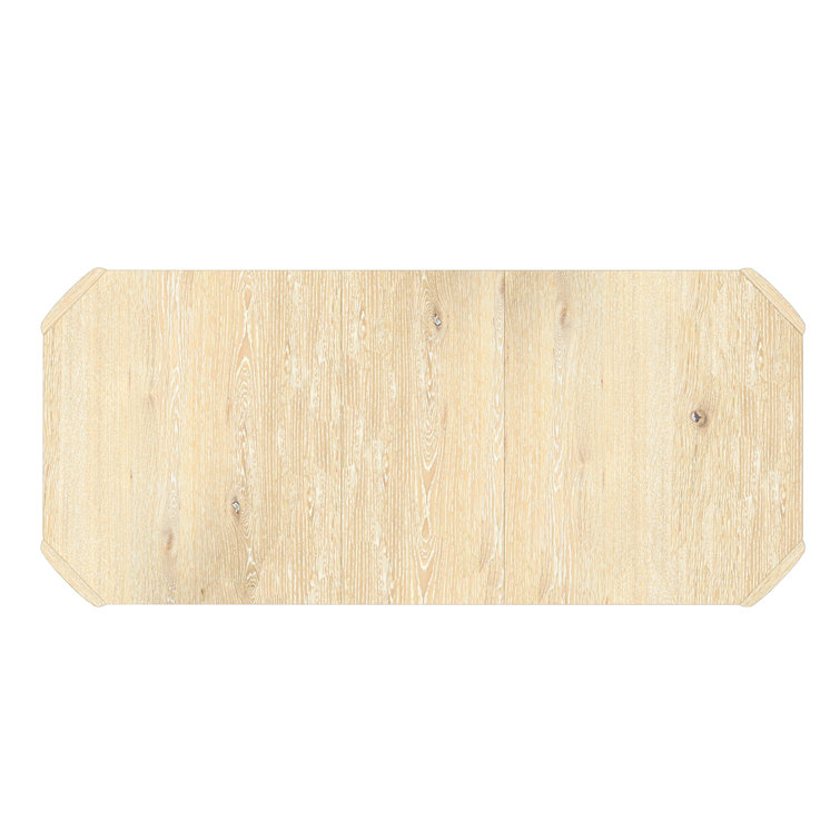 Driftwood Brown Extendable Rectangular Wood Dining Table