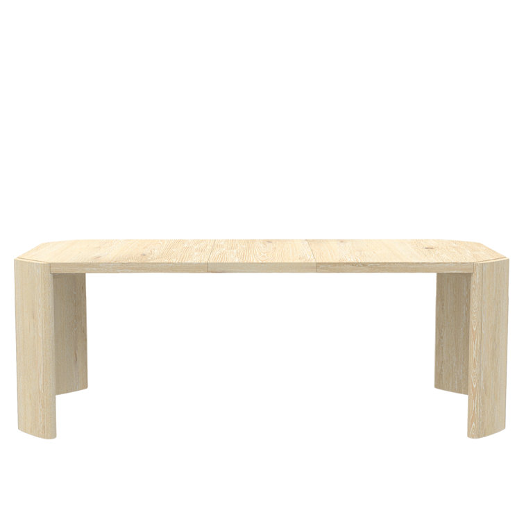 Driftwood Brown Extendable Rectangular Wood Dining Table