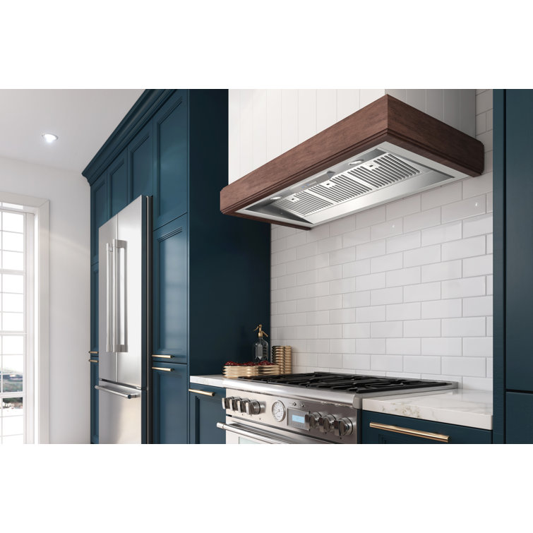 Stainless Steel 36" Insert Hood with LED Lighting