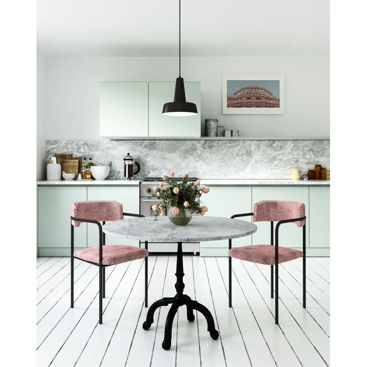 Juliana Scandinavian Minimalist Pendant in Matte Black and Gold