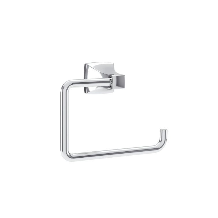 Polished Chrome Oak Wall Mounted Towel Ring