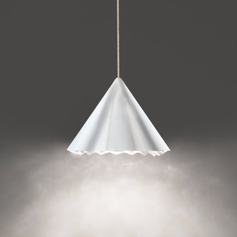 Primrose Faceted Crystal LED Mini Pendant in Matte Black