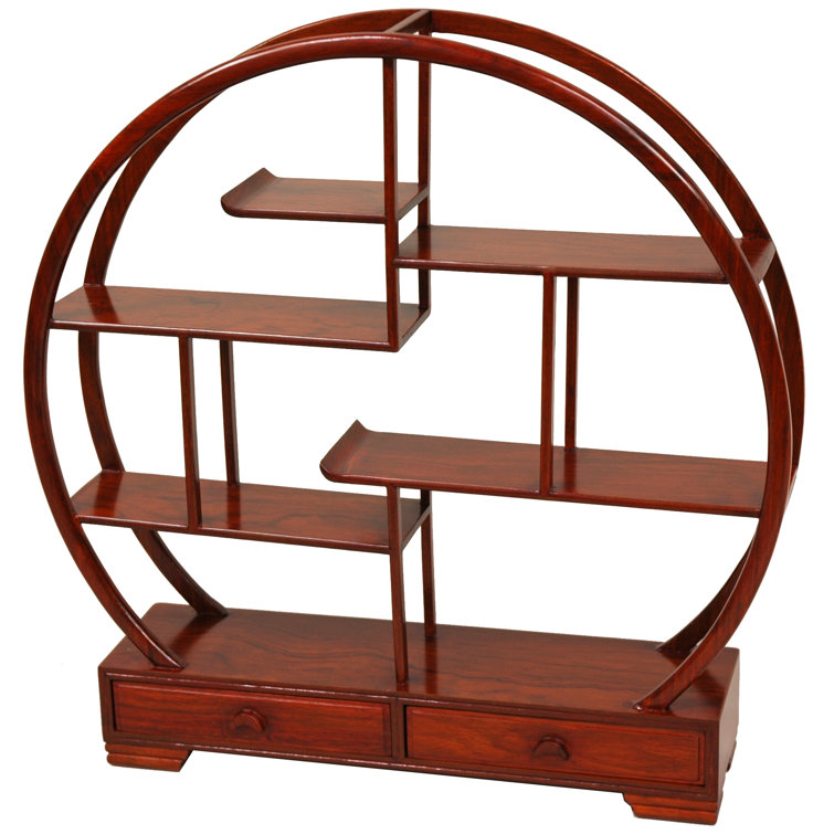 Traditional Elm Mingei Display Stand with Honey Finish