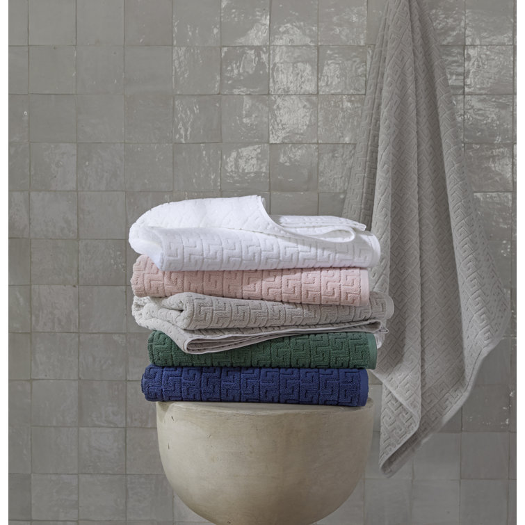 Athena Marble Cotton Bath Towel 30 x 56