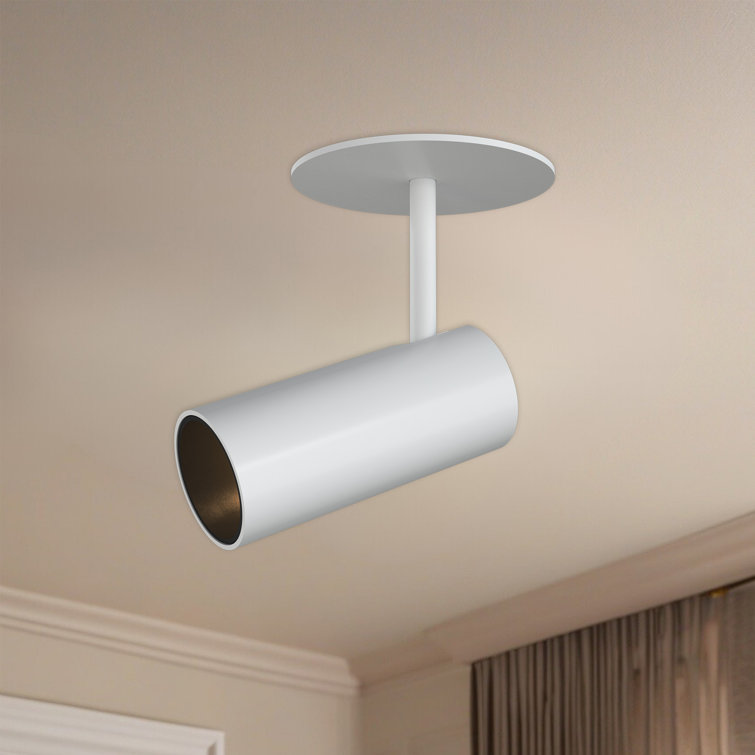White Acrylic LED Modern Adjustable Spotlight