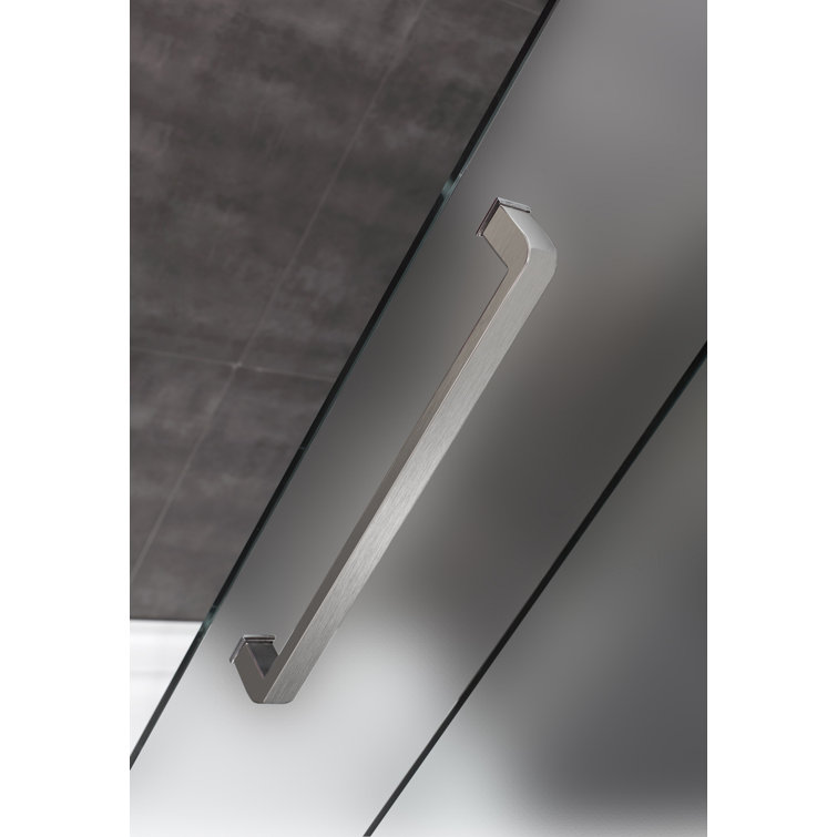 Moselle 60" Stainless Steel Frameless Sliding Shower Enclosure