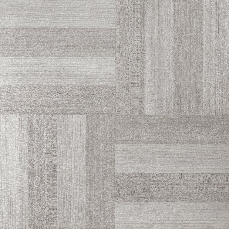 Ash Grey 12'' x 12'' Self-Adhesive Vinyl Floor Tiles