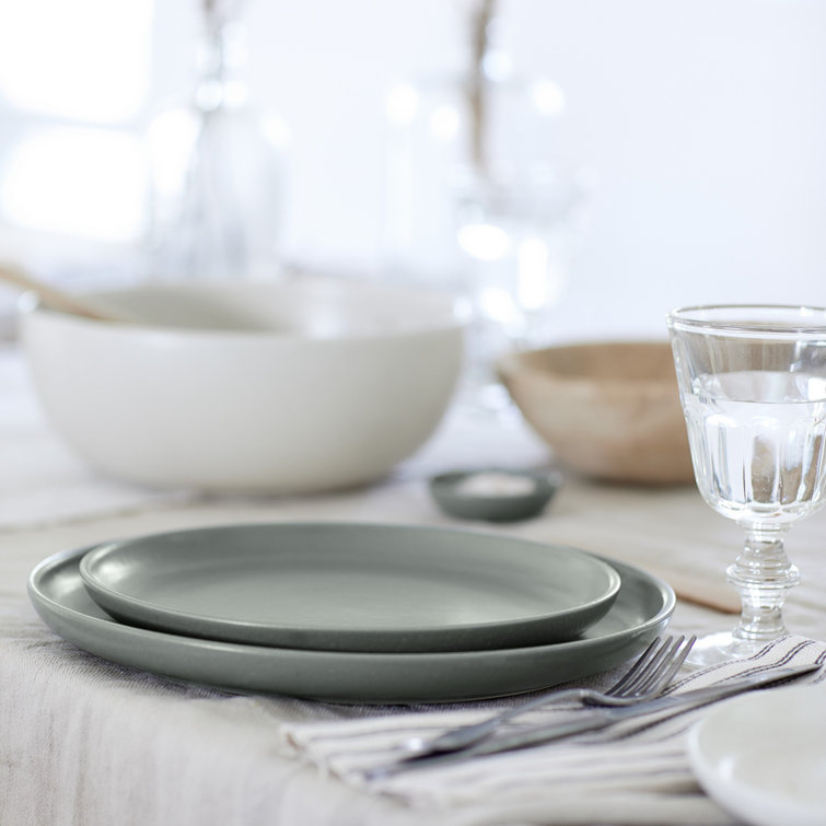 Artichoke Green Pacifica 5-Piece Stoneware Dinnerware Set