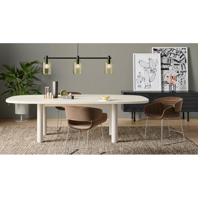 Toohey Charcoal Upholstered Dining Chair with Metal Legs