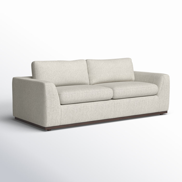 Aldred Silver Queen Tufted Fabric Sleeper Sectional